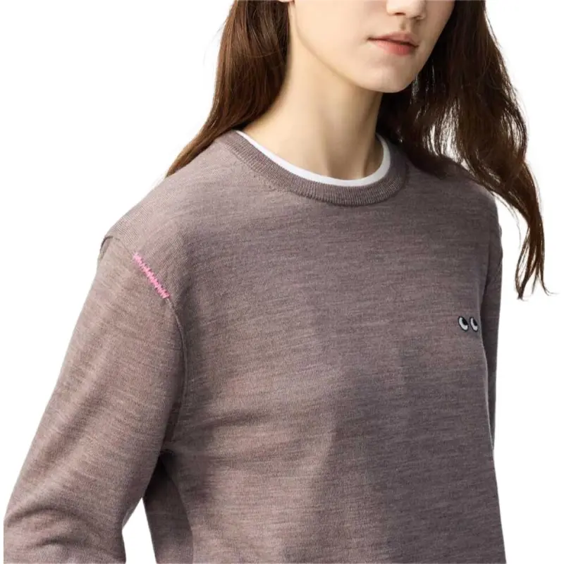 Anya Hindmarch X UNIQLO Anya Hindmarch Co brand Sweaters Women's Coffee-3