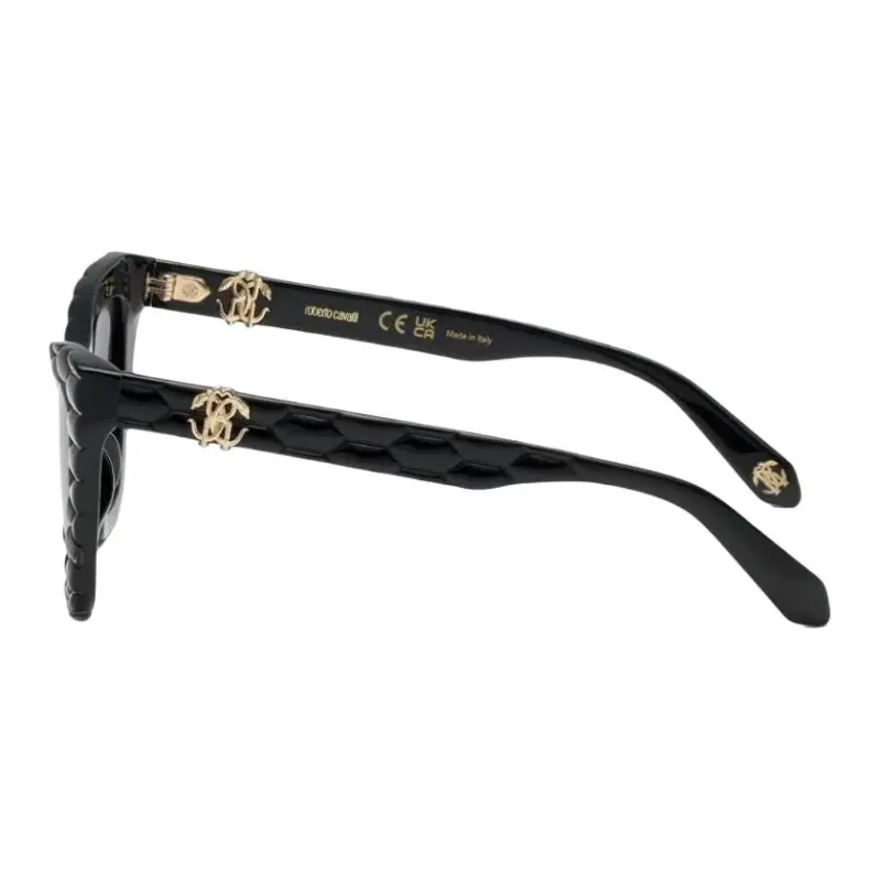 Roberto Cavalli Acetate Cat Eye Sunglasses Men's Black-2