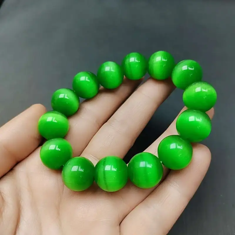 YOULING Glass Cat Eye Bracelets Unisex-7
