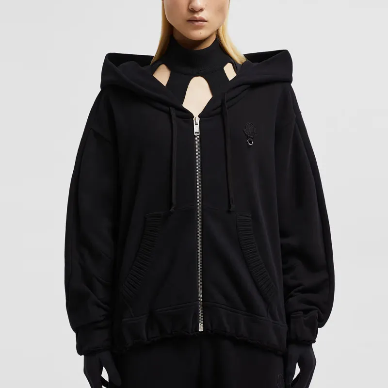 MONCLER GENIUS Moncler X Willow Smith Zip Up Eyelet Hoodie-1