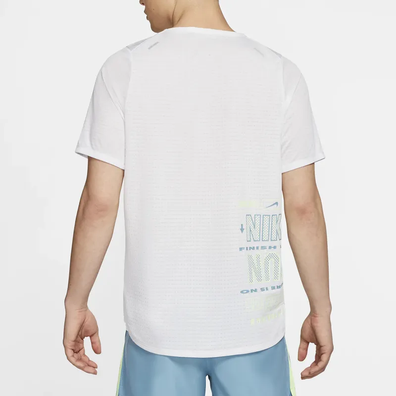 Nike Set-in Sleeve T-Shirt Men's White-3
