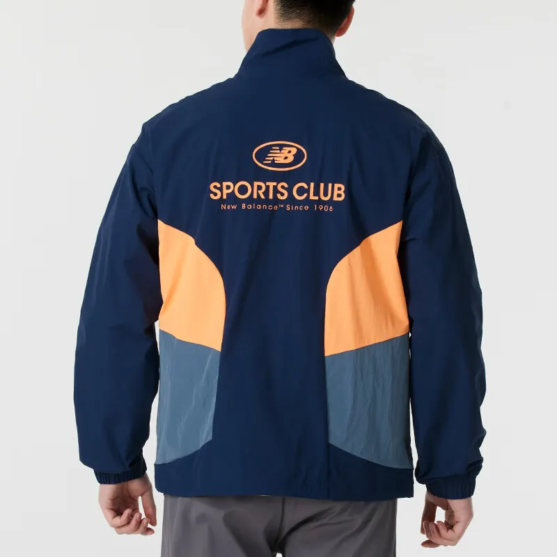 New Balance Sports Club Jackets Coats Men's Marine Blue-3