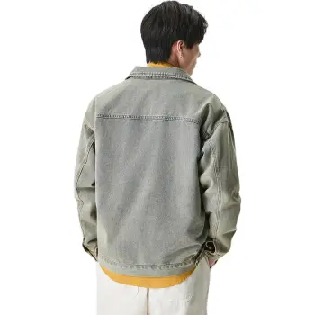 JASONWOOD Cowboy On The Run Denim Jacket Unisex Vintage Blue