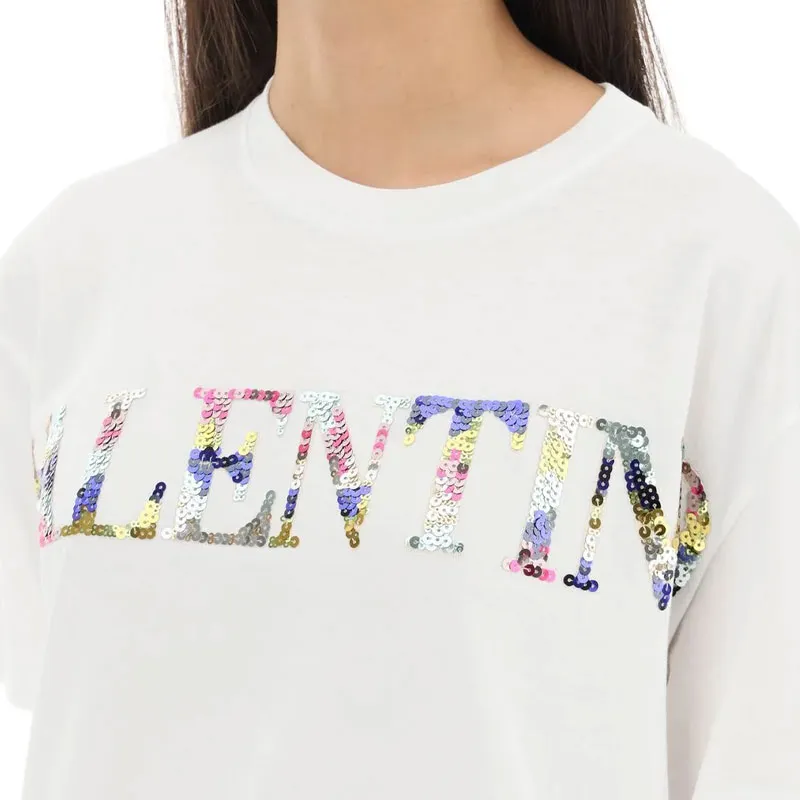 Valentino T Shirts Women's White-4
