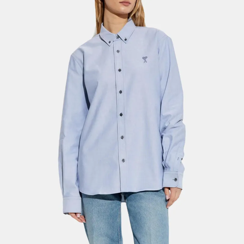 AMIPARIS Paris Ami De Coeur Logo Embroidered Shirt-1