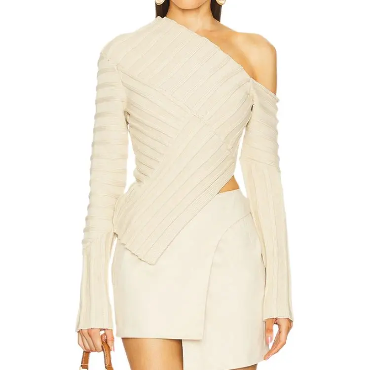 CULT GAIA Jaidan Asymmetric Knit Top-2