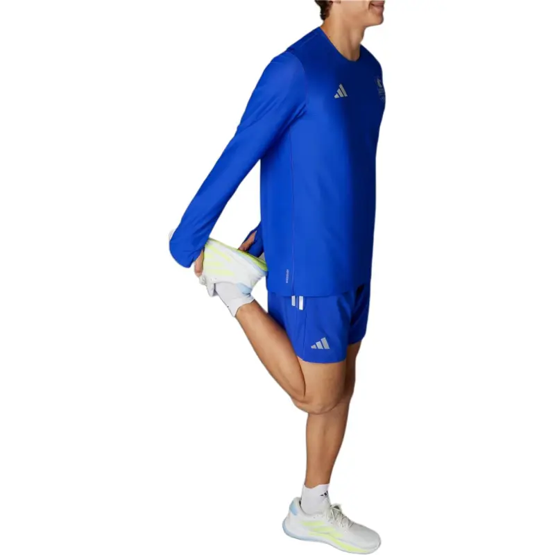 Adidas Free Shipping With AdiClub Boston Marathon® 20225 Own The Run Long Sleeve Tee-3