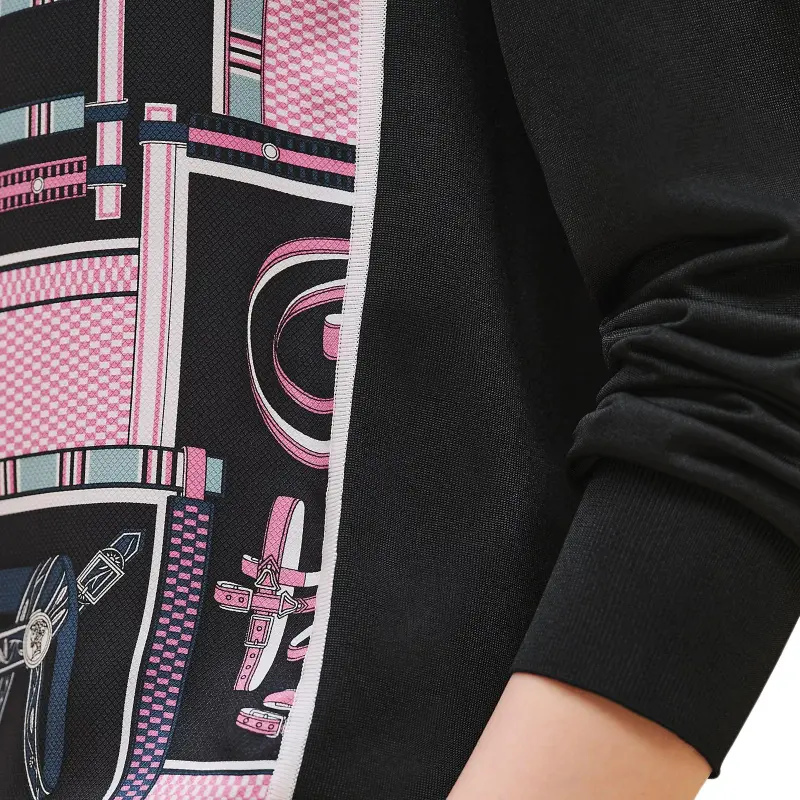 HERMES FW24 Sweatshirt Women's Black-2