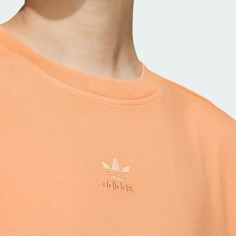 Adidas Originals T Shirt Unisex Light Khaki Brown/Pink White-4