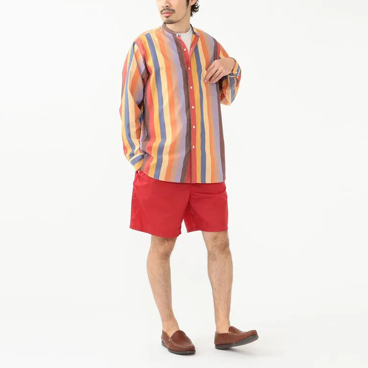 Beams Casual Shorts Men Red-2