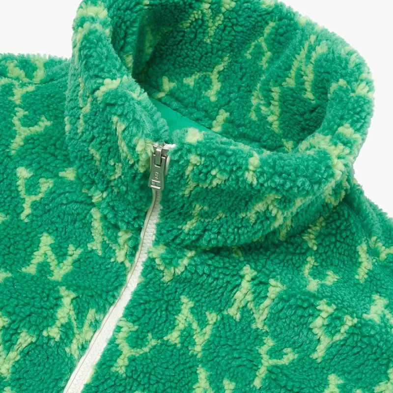 MLB Velvet feel Coat Unisex Green-2