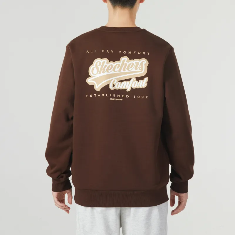 Skechers Sweatshirts Unisex Chicory Coffee Brown/03JJ-2