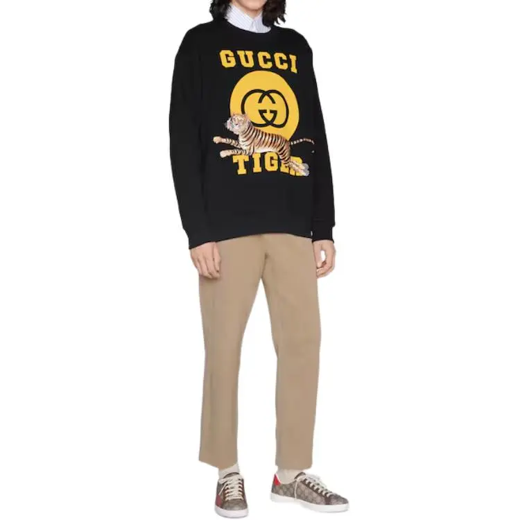 GUCCI Sweatshirts Men Black-3