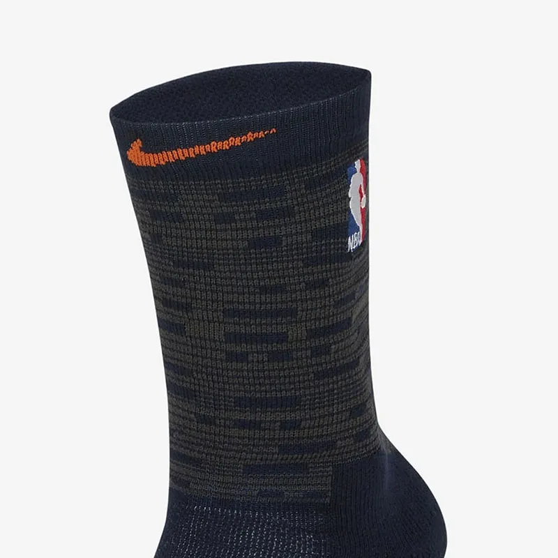 Nike x NBA Basketball Socks Men's 1 Pack Dark Blue-3