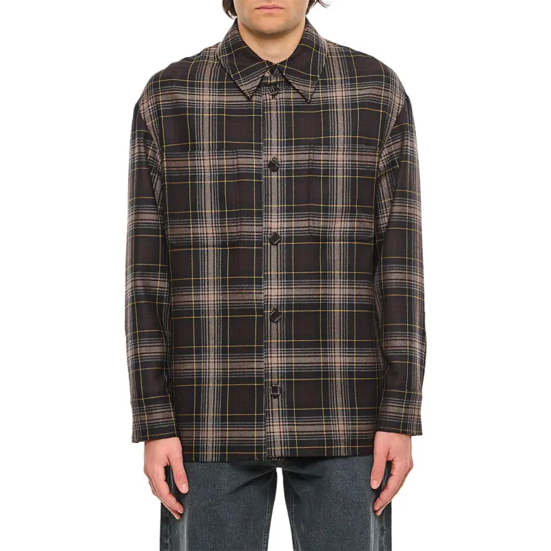 FENDI Checked Long Sleeved Jacket-2