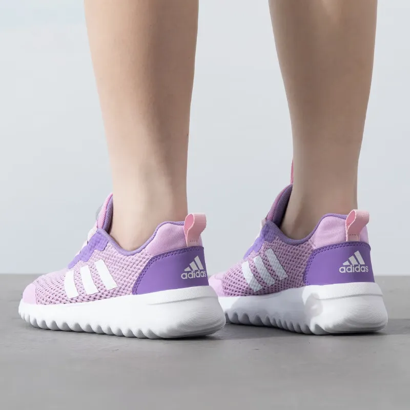 Adidas 3 Boa Low Top Kids' Running Shoes Purple White Kids'-2
