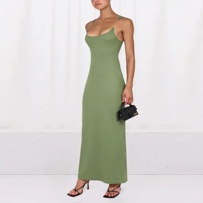Y/Project Slip Dresses Women's Green-1