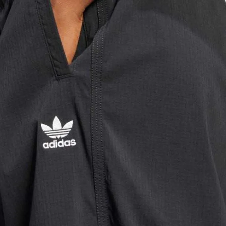 Adidas Women's Essentials Ripstop Parachute Pants Black-4