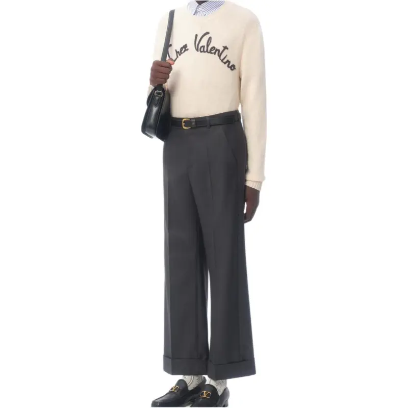 Valentino Chez Valentino Embroidered Crewneck Jumper-4