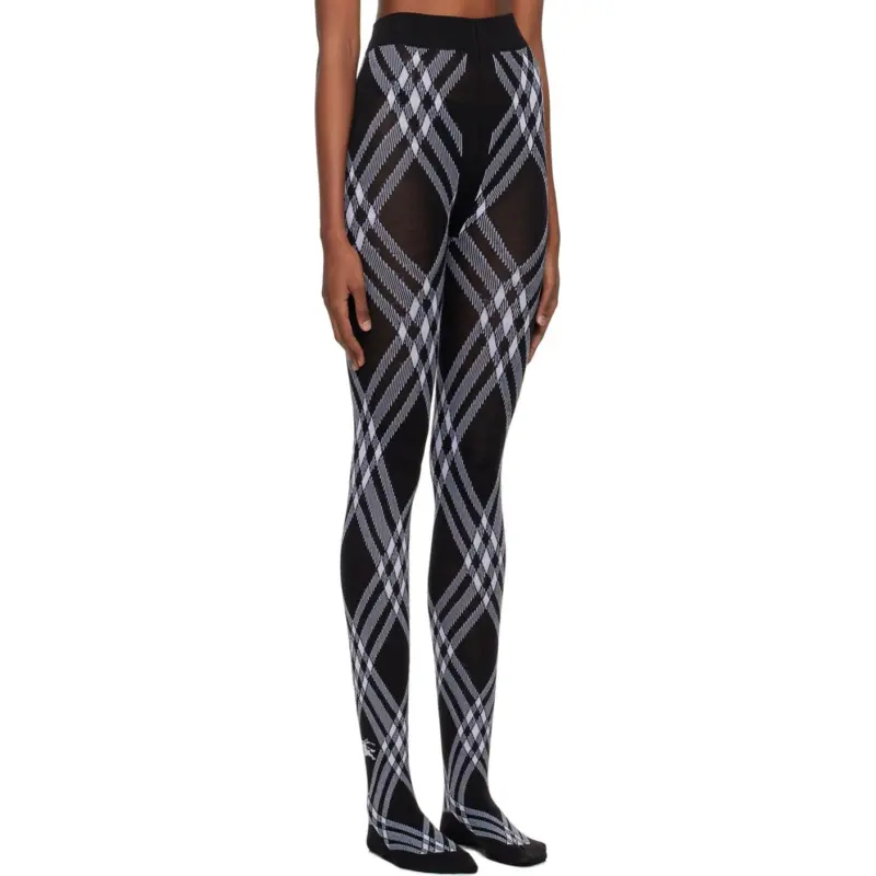Burberry Pantyhose Unisex Black-3