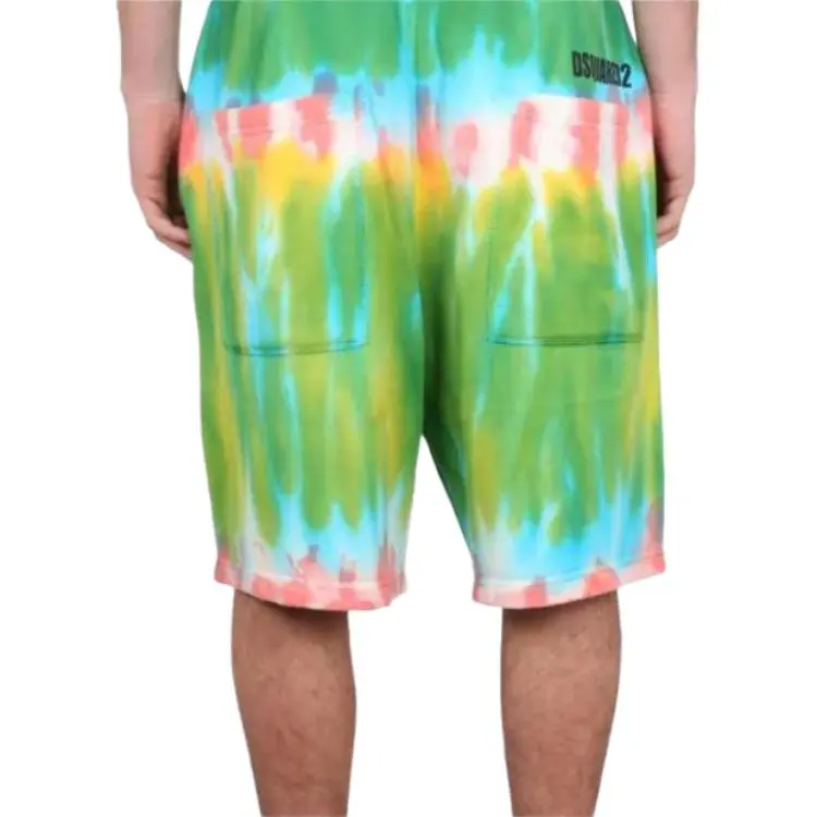 DSQUARED 2 Tie Dyed Elasticated Waistband Track Shorts-5