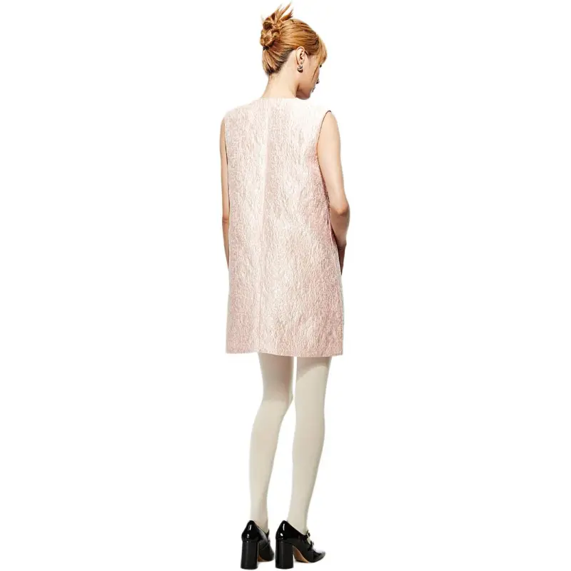 H&M New Year Sleeveless Dresses Women's Light Pink-2