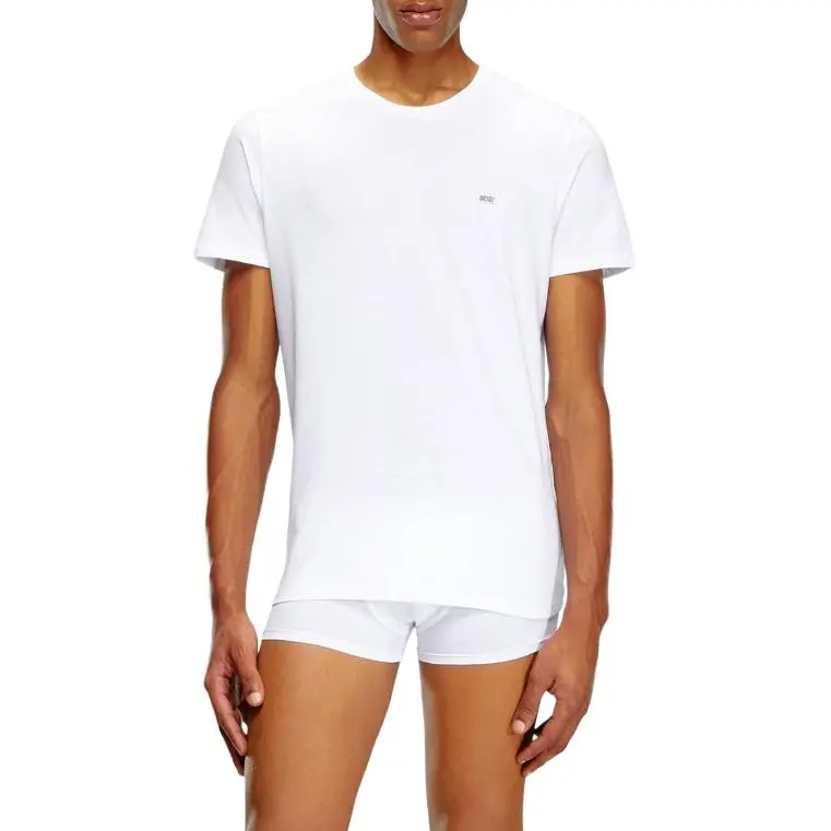 DIESEL T Shirts Men 3 Pack White+Gray+Black-4