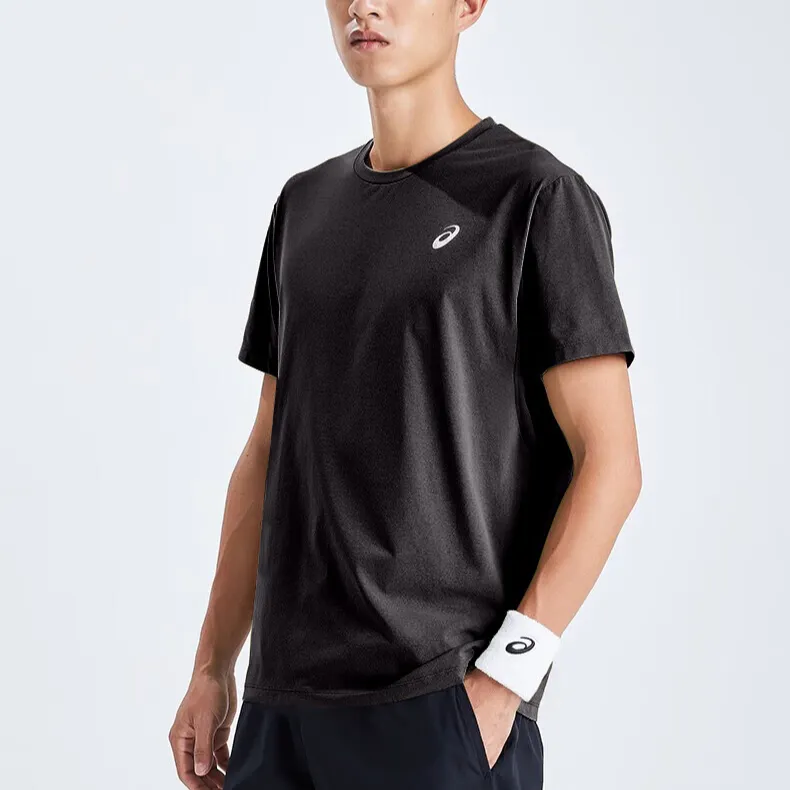 Asics Men Running T Shirts Men Black-2