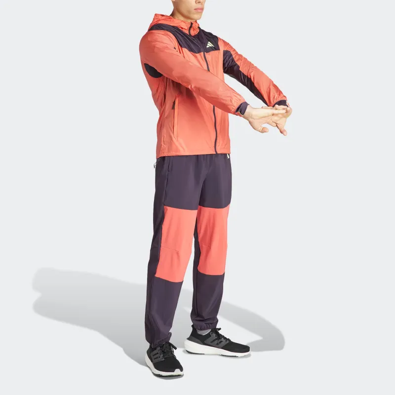 Adidas Box Root Limited Collection Ekiden Running Jacket Jackets Coats Men's Light Scarlet-3