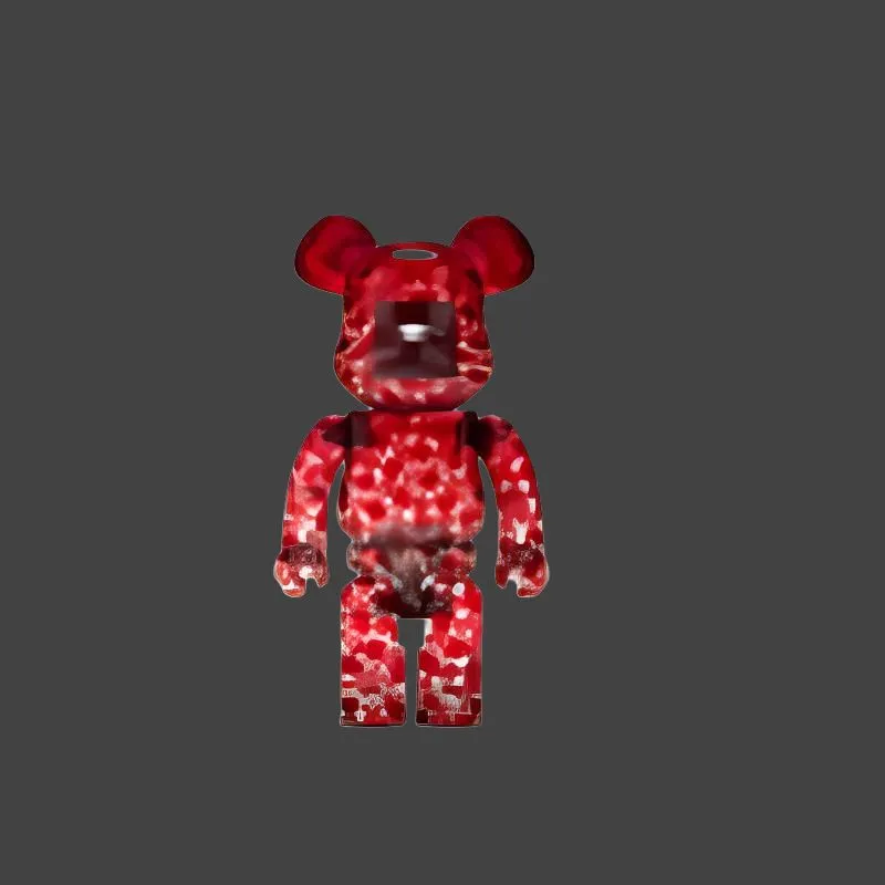 BE@RBRICK x SANDRO Classic Cross Pattern Trendy Figures-3