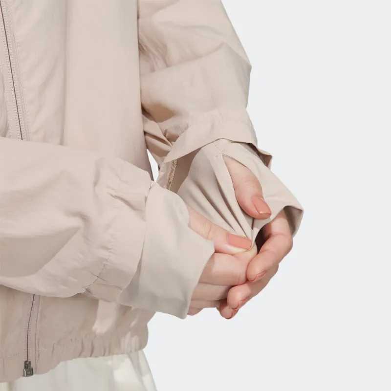Adidas Jackets Women's Light Gray Brown-5