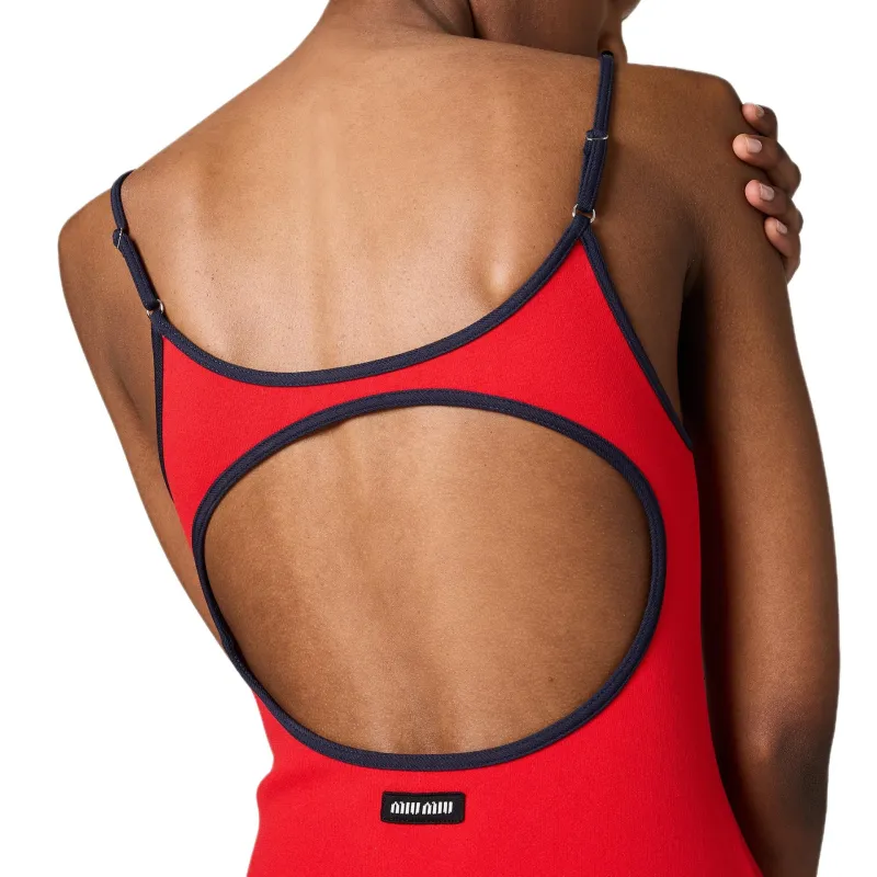 MIU MIU Technical knit Swimsuit-2