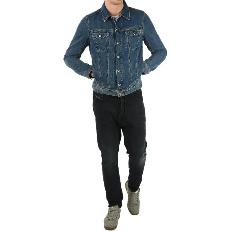 DIESEL Jackets & Coats Men's Blue-2