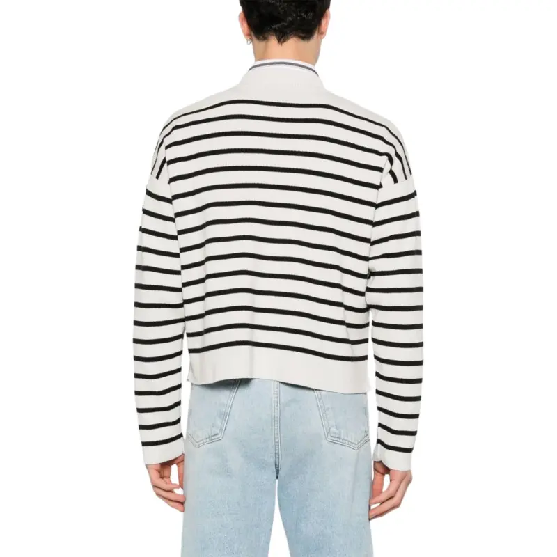 Ami Striped Long Sleeved Jumper-4