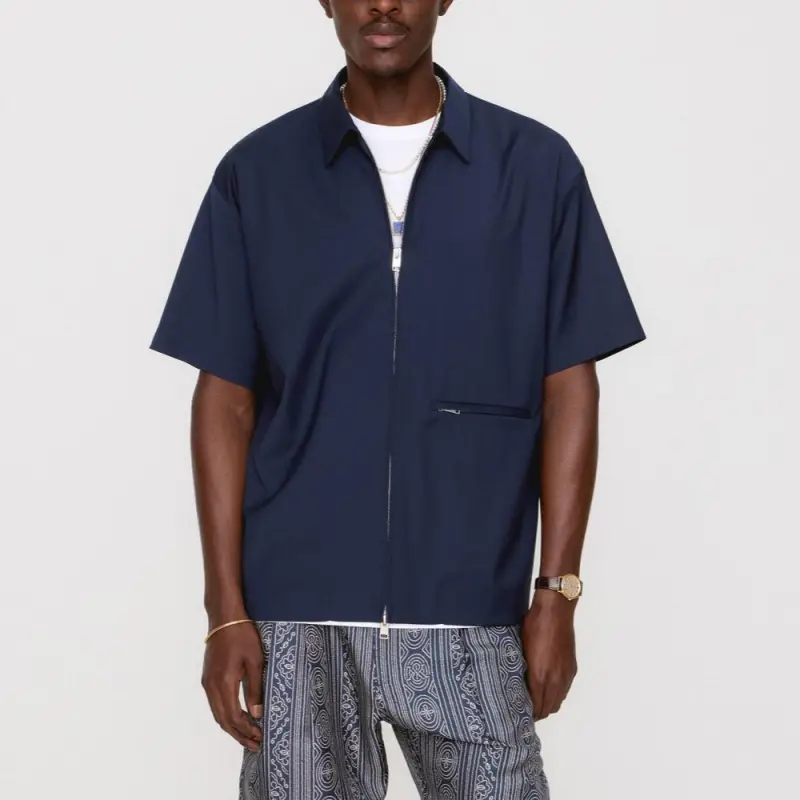 KITH & Kin Tropical Wool Davenport Shirt-2