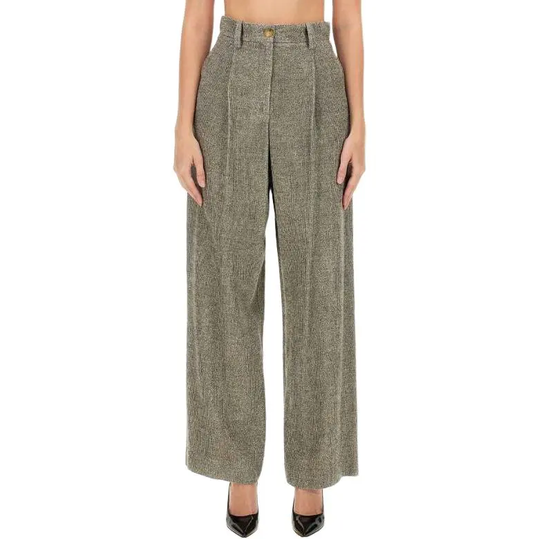 Alysi Pleated Palazzo Pants-2