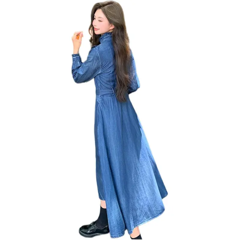 Fele.d Long Sleeved Dress Women's Image Color-3