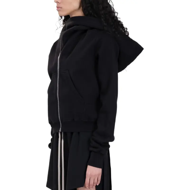 Rick Owens DRKSHDW Mountain Hoodie 'Black'-3