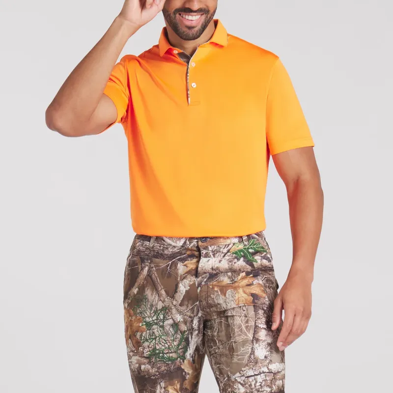 PUMA x REALTREE Golf SS25 Realtree Polo Shirt Men's Orange-2