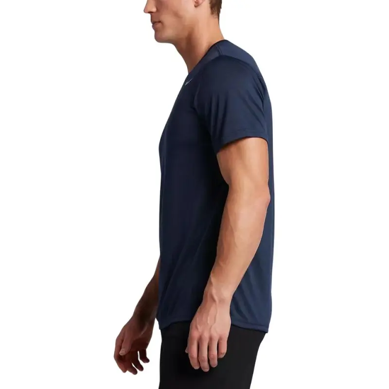 Nike T Shirts Men Navy Blue-2