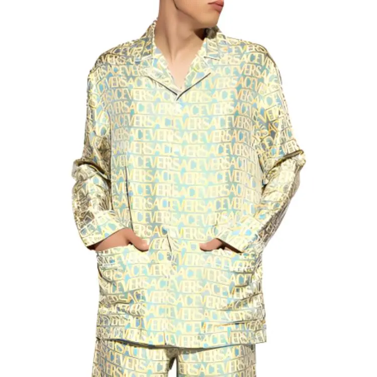 VERSACE SS23 Shirt Men's Yellow-3