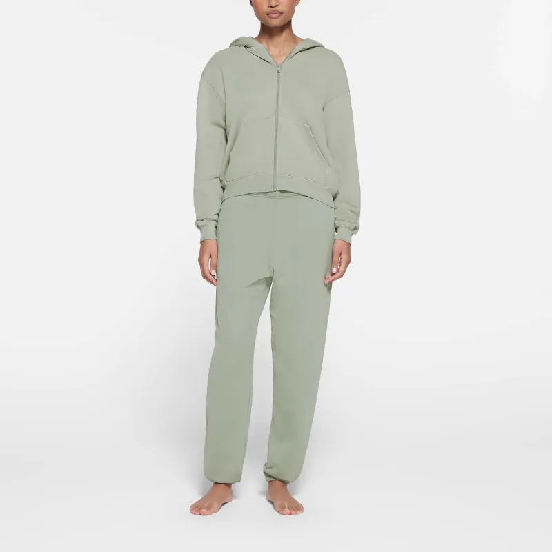 Skims Waffle Hoodie Mineral-1