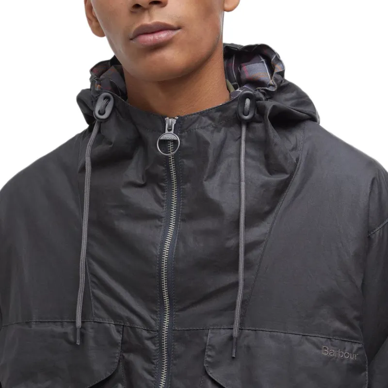 BARBOUR Utility Sapper Waxed Jacket-4