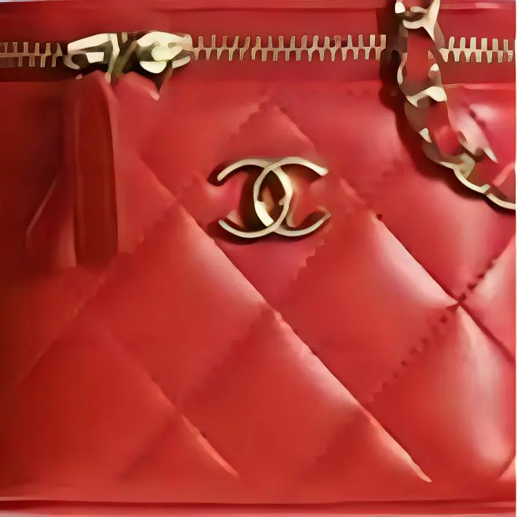 CHANEL Sheepskin And Gold Metal Box Bag, Shoulder Bag, Crossbody Bag Mini Women's Red-1