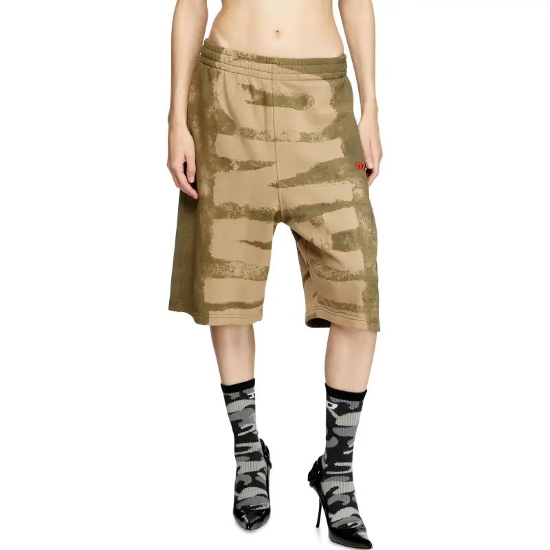 DIESEL X Damiano David P Marshy Shorts-3