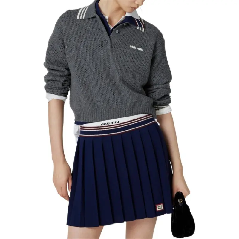 MIU MIU Sweater Women's Slate Gray-1