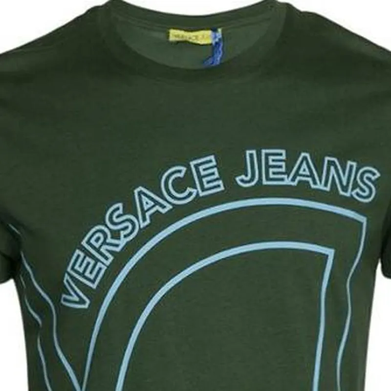 VERSACE T-Shirts Men Green-1
