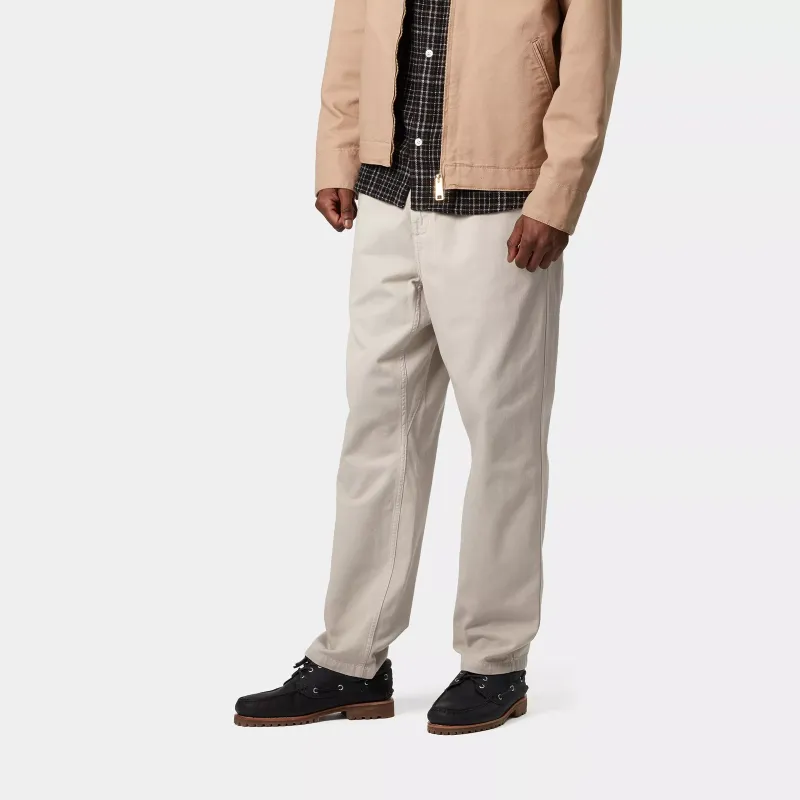 Carhartt WIP Flint FW24 Casual Pants Unisex Peanut-4