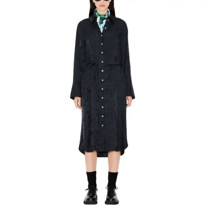 KENZO Peonies Midi Shirt Dress-2