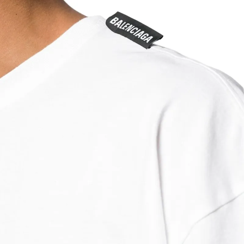 Balenciaga T Shirts Men White-4